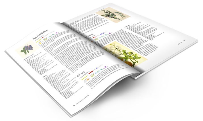 Edible Shrubs Plants Inside Book Cover